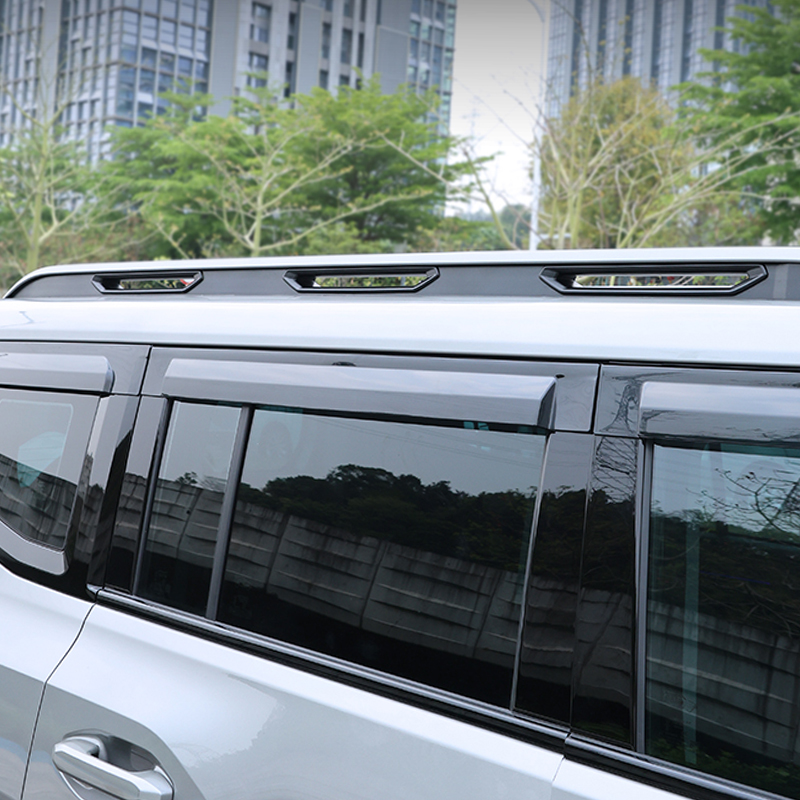 Trailer Hook Luggage Rack Trim Black Set for Jetour