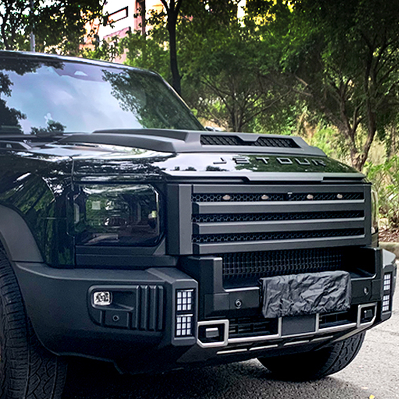 Black Warrior Hood Cover for Jetour T2 Accessories