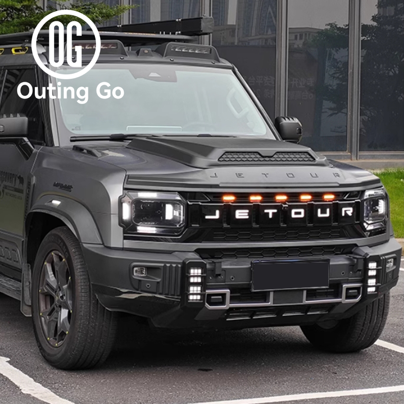 Barber Style Front Gravel Guard for Jetour T2