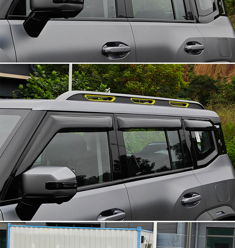 Sun and rain shield with night light for Jetour T2