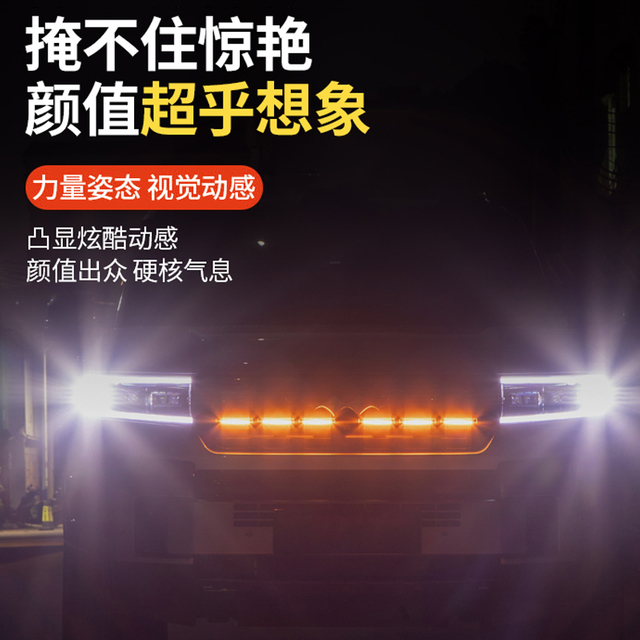 6pcs LED Front Grill Lights for Leopard 8