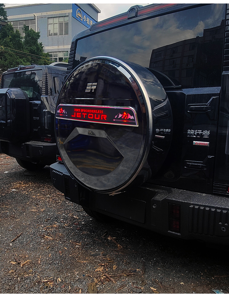Spare Tire Cover with Light for Jetour