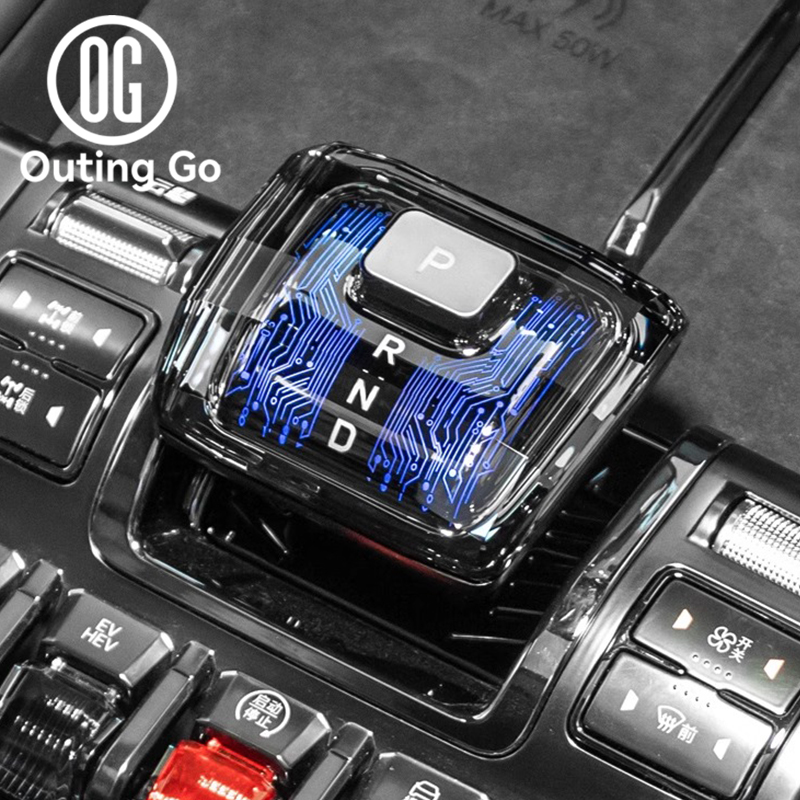 Crystal Handle Shift Gear Knob Lever Led Light for Leopard 5