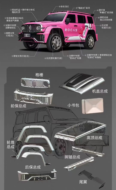 Exquisite BOY BodyKit for Tank 300 