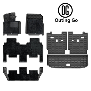 Double Layer Foot Mats Trunk Mats Backrest Mats for Rox01