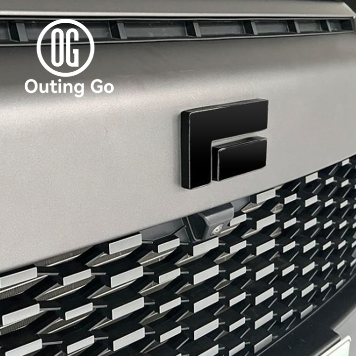 Black Car Logo, Front, Rear, Steering Wheel, Wheel Logo for ROX01