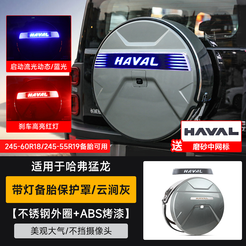 Spare Tire Full Cover with light for Haval Raptors
