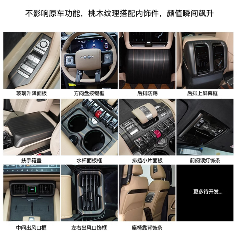 Mahogany grain interior for Leopard 8